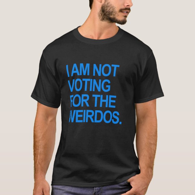 Je ne vote pas pour les merdiques T-shirt (Devant)