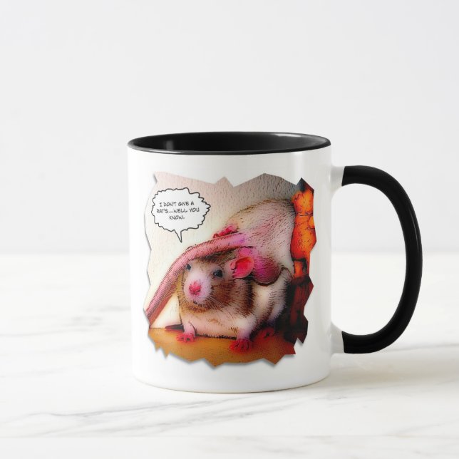Je ne vous donne pas à un rat… bon sais. Tasse 2 (Droite)