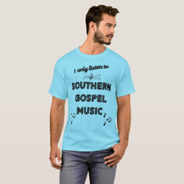 Je N'Écoutez Que Le T-Shirt De Musique Gospel Du S