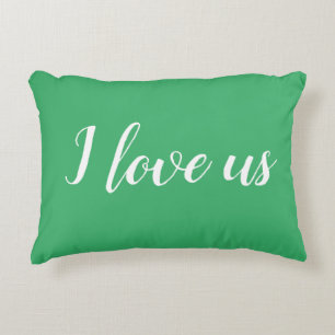 "Je nous aime" sur Pretty Green Accent Coussin