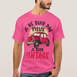 Je NSuis Pas Old Je Suis Vintage Geschenke Vater G T-Shirt