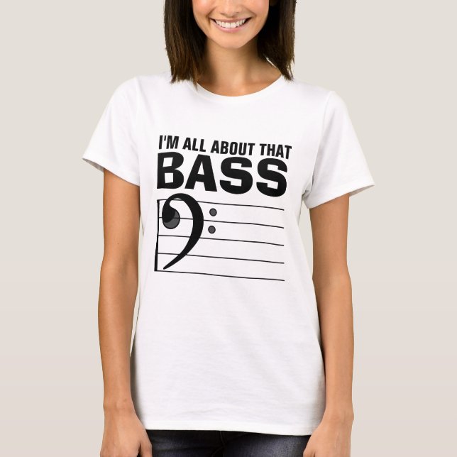 Je parle de BASS, T-shirts amusants (Devant)