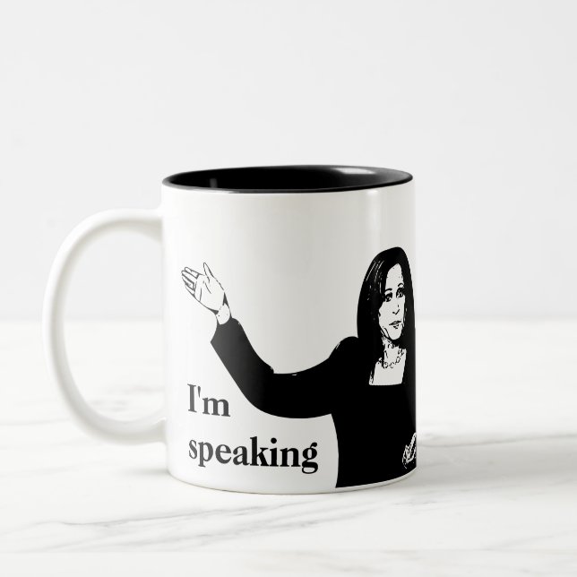 Je parle - Kamala Harris Mug (Gauche)