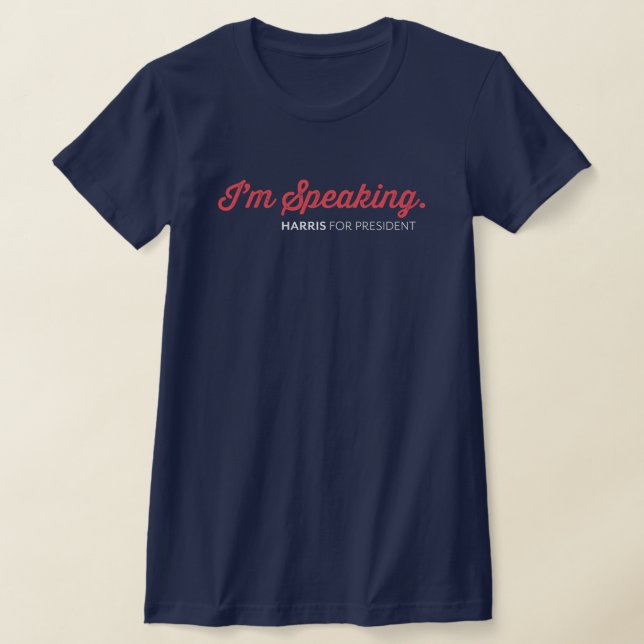 Je parle Kamala Harris Walz T-Shirt (Poser)