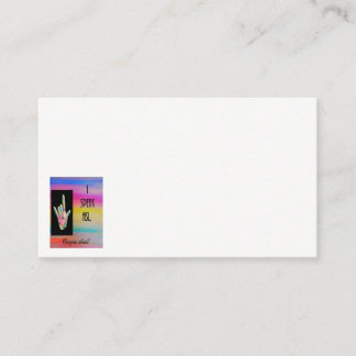 Je parle le carte de visite d'ASL