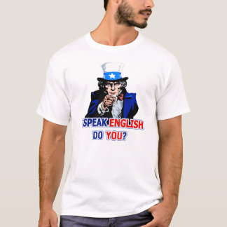 Je parle le T-shirt de base anglais
