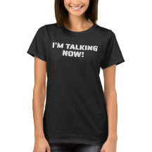 Je parle maintenant Sonne familier Tshirt Femme