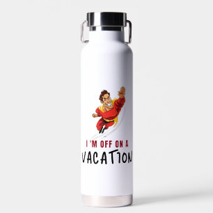 Je pars en vacances - Bouteille d'eau