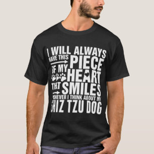 Je pense à mon T-shirt de chien de Shiz Tzu