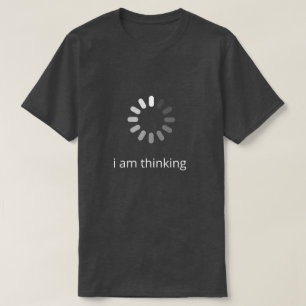 je pense à un t-shirt noir drôle