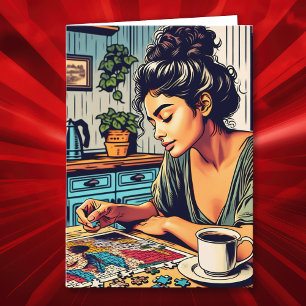 Je Pense À Vous.   Carte d'amitié