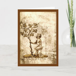 Je Pense À Vous! Carte De Voeux    Médiévale