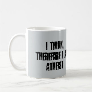je pense, donc je suis athée, tasse