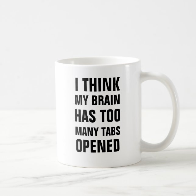 Je pense que mon cerveau a trop de tasse ouverte (Droite)