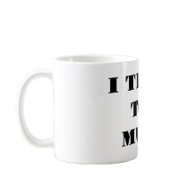 Je Pense Trop - Mug à Café
