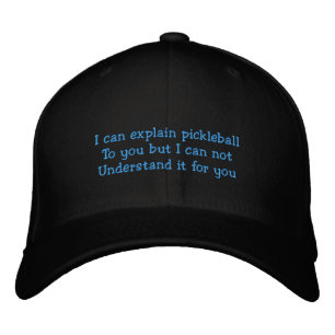 Je peux expliquer le pickleball Casquette brodé