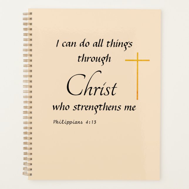 Je peux faire toutes choses par Christ (Devant)