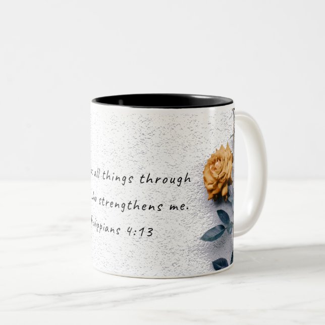 Je Peux Faire Toutes Les Choses Mug (Devant droit)