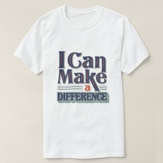 Je peux faire une différence T-shirt (Design devant)