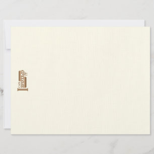 Je peux le construire 8.5" x 11" En-tête de lettre