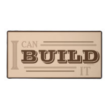 Je peux le CONSTRUIRE ! Tapis de bureau (Tanné)