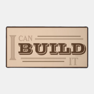 Je peux le CONSTRUIRE ! Tapis de bureau (Tanné)