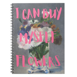 Je Peux M'Acheter Carnet Fleurs