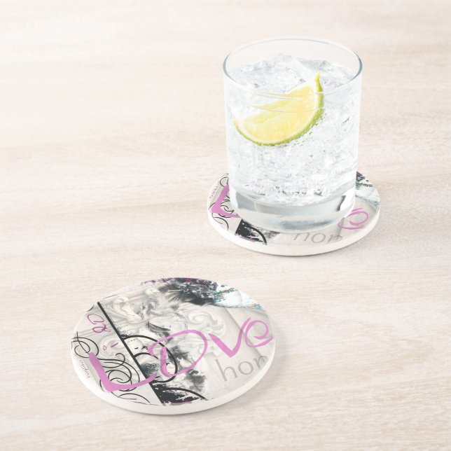 Je ponce des dessous de verre (Côté)