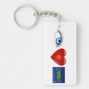 "Je porte - clé aime sobriété"