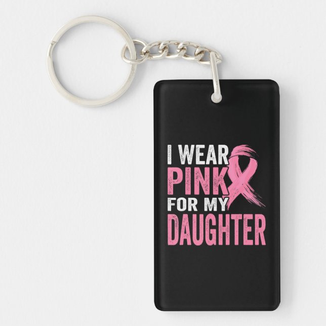 Je Porte Du Rose Pour Ma Fille Cancer Du Sein (Devant)