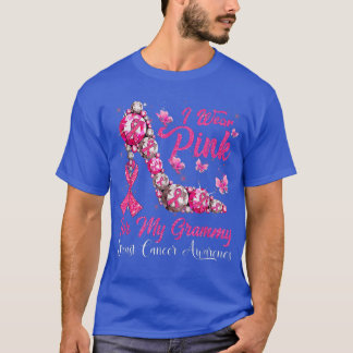 Je Porte Le Rose Pour Mon Grammy Haut Talon Cancer