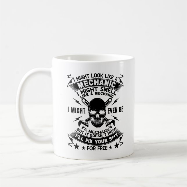 Je pourrais ressembler à une tasse de mécanicien (Gauche)