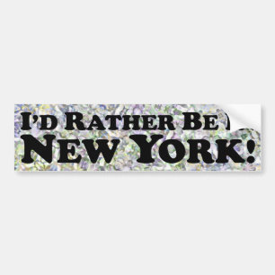 je préfère être à New York - Bumper Sticker