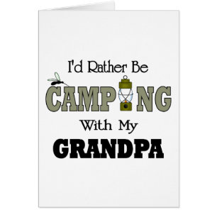 Je préfère être en camping avec grand-père