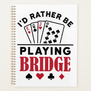 Je préfère jouer à Bridge Cool Bridge Card jeu