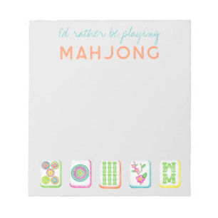 Je préfère jouer au Bloc-notes Mahjong