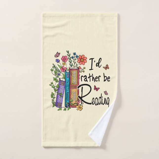 Je préfère lire (Serviette à main)