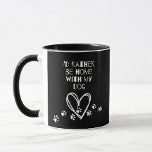 Je Préférerais Être À La Maison Avec Ma Tasse De C
