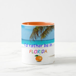 Je préférerais être en Floride avec une tasse de c