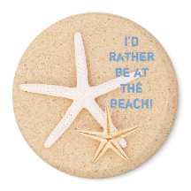 Je Préférerais Être... Magnet de plage