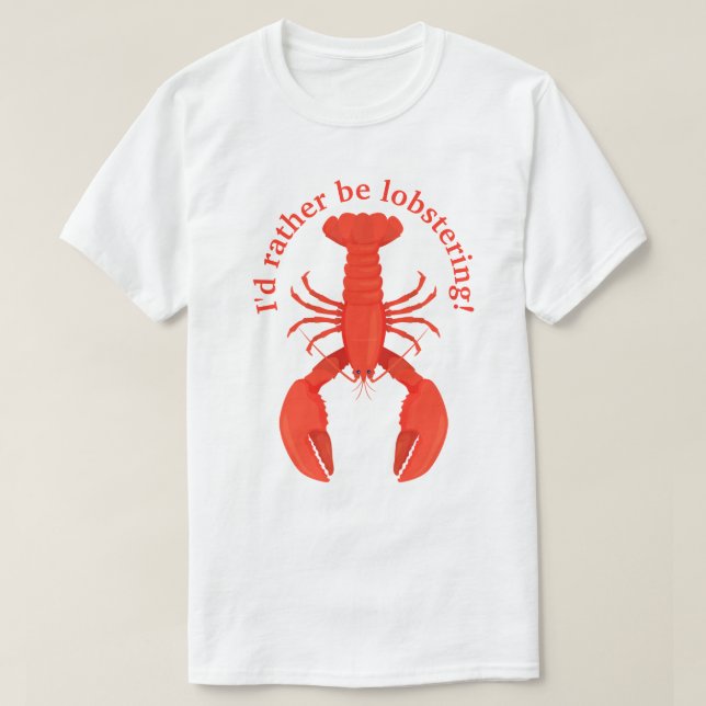 Je préférerais être un T-shirt de Hommage (Design devant)