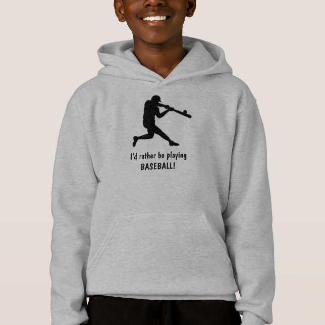 Je préférerais jouer au baseball ! Le Sweat - shir (Devant)