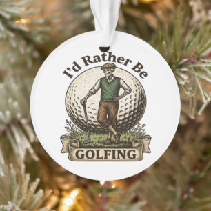 Je préférerais jouer au golf 