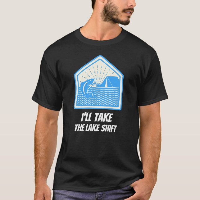 Je prendrai le T-Shirt du poste de lac (Devant)