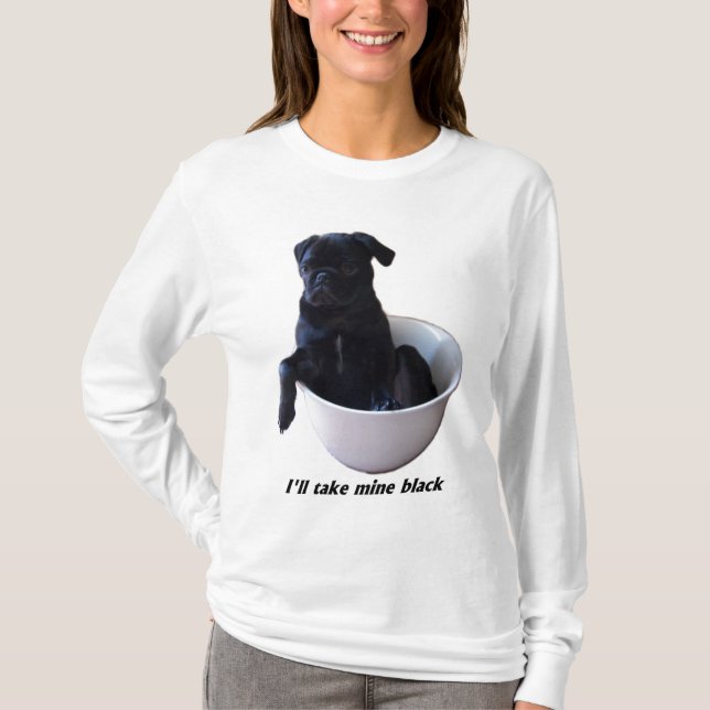 Je prendrai les miens noirs - T-shirt noir de (Devant)
