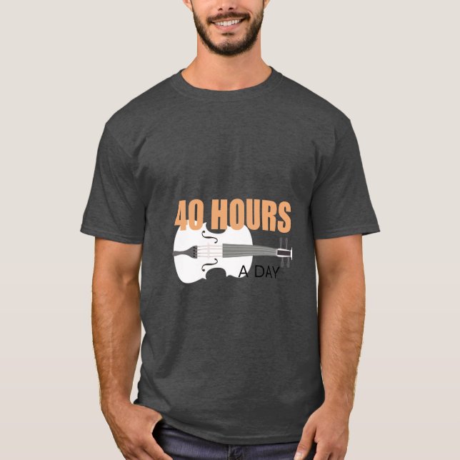 Je Prends 40 Heures Par Jour - Un T-Shirt Cité Pou (Devant)