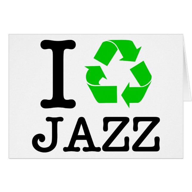 Je Recycle Le Jazz (Devant horizontal)