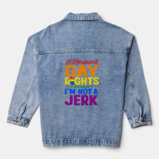 Je respecte les droits des homosexuels parce que j