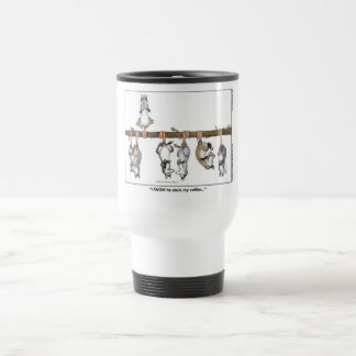 "Je sais qu'il tasse de voyage a volé mon café"