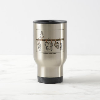 "Je sais qu'il tasse de voyage a volé mon café"